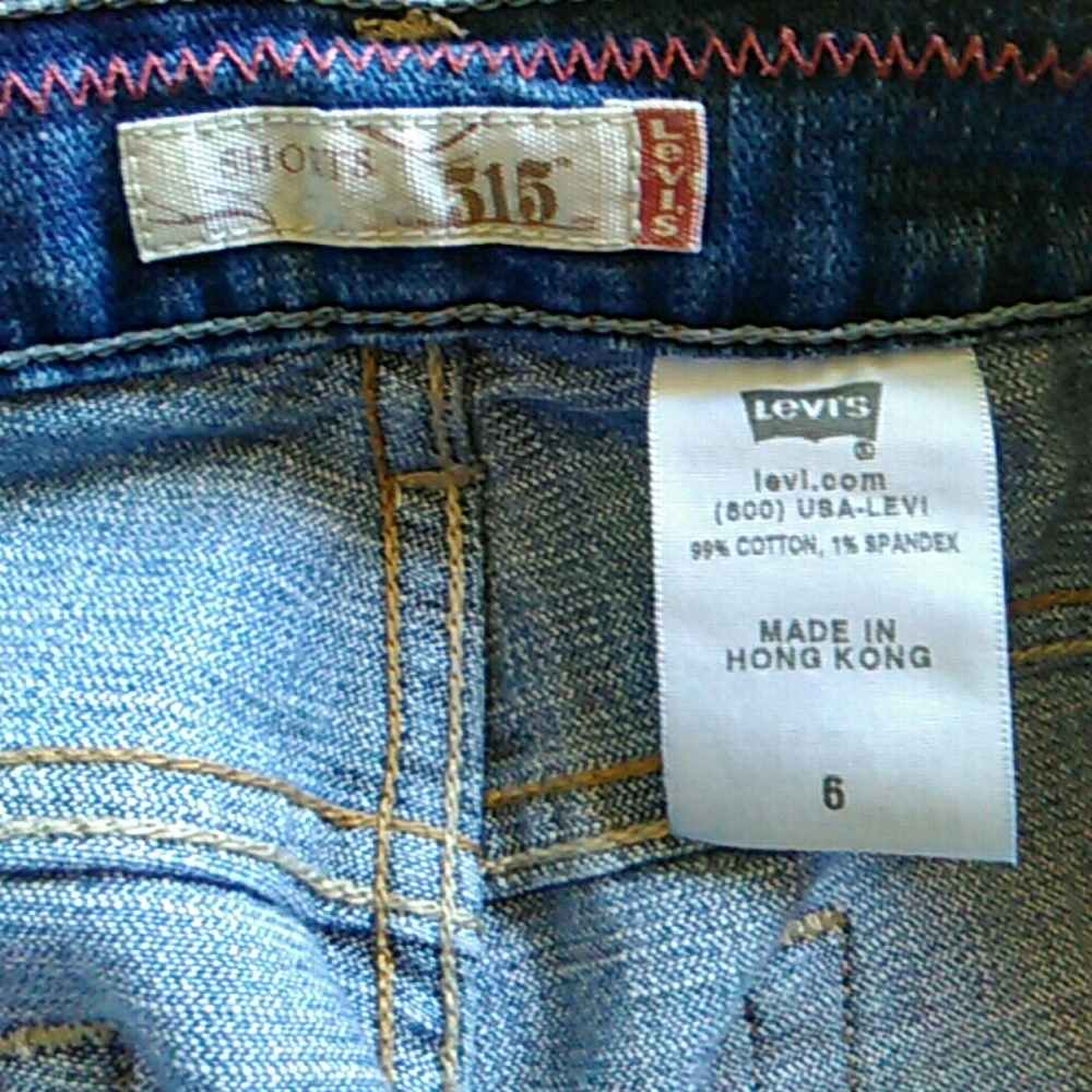 Levi's knee length denim shorts - Picture 5 of 5